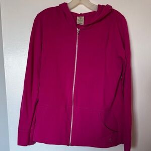 Balance Collection by Marika Fuchsia Zip-Up Hoodie